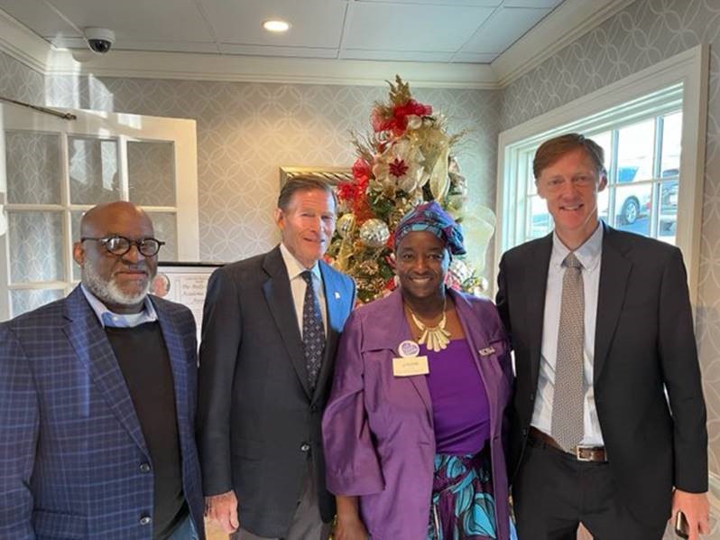 Blumenthal attended NCNW’s Luncheon in New Haven. 